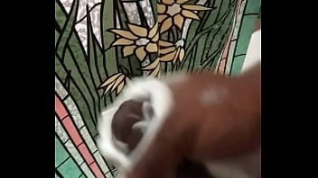 Preview 2 of Small Socks Feet - SOAPY BBC SOLO SHOWER