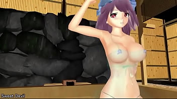 Preview 4 of 2018 Sexxv - 【MMD】yuyuko Sweet Devil【R-18