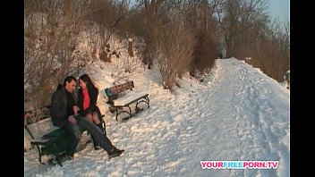 Preview 2 of Orgen Drizzle - Horny couple fucking on the beach in public