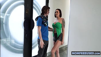 Preview 1 of Dago Puny - Freeuse Stepmom Wants Some From Stepdaughters Boyfriend - Blaire Johnson,  Spencer Scott