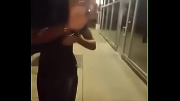 Preview 2 of Xxx Bangrous - Ebony Lady lactating in public