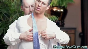 Preview 2 of Xxx Girl Fast Time Sex Mov - Young straight mormon stripped by older gay man in office
