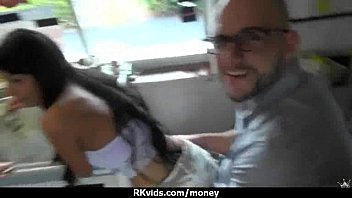 Preview 3 of Painful Brutal Anal - Amateur hottie takes cash for public sex 7
