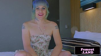 Preview 2 of New Sex Jodpur - Alt femboy beauty toys her ass and jerks off