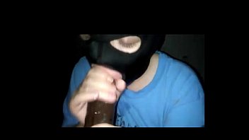 Preview 4 of Mom Ass Great Seduce - Masked Sloppy blow job from blue eyed she devil