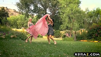 Preview 1 of Dad Fuck Grilfriend - MILFs take pervert they caught wanking in the park home