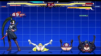 Preview 3 of Publick Agent Asian Blow Job - Kuromaru vs ARCANA HEART