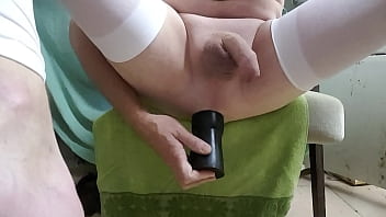 Preview 3 of Full Pashto Anal - Huge black plug in my ass