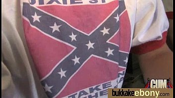 Preview 3 of How To Cum Your Self - Ebony Slut Gets An Interracial Group Sex 20