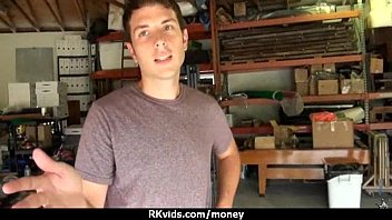 Preview 3 of Doke Seks - Stunning Euro Teen Gets Talked In To Giving A Blowjob For Cash 5