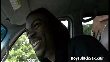 Preview 2 of Jullia Fuck - Blacks On Boys - Gay Bareback Interracial Fuck Scene 17