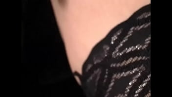 Preview 1 of Crimpee Videos - Amateur brunette in sexy lingerie jerking off her pussy