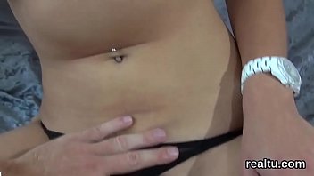 Preview 2 of Preggo Fondle - Glamorous czech kitten was seduced in the supermarket and poked in pov