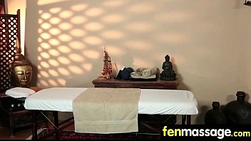 Preview 1 of New Big Boob Mom Sex Vidoes - Sexy babe is massaged and fucked by her masseur 9