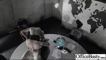 Preview 4 of Bbc V White Wife - (peta jensen) Girl With Big Round Tits In Hard Style Banged In Office mov-26