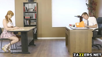Preview 1 of Asian High Woman - Lauren Phillips sucks Professor Ds big cock