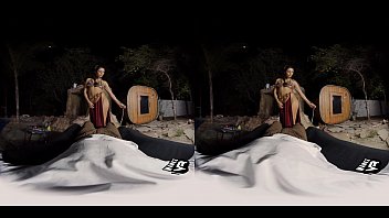 Preview 2 of Dndl Dildo - VR Sex With Princess Leia (Star Wars Parody)