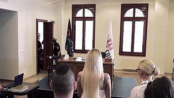 Preview 1 of Magalomania - XXX Justice - Judge orders Hot Group Sex and DP treatment