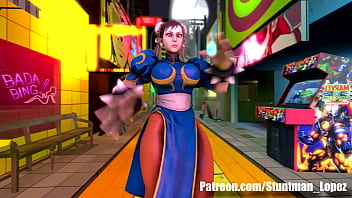 Preview 1 of Teen 02 - Chun-Li&#039_s Transformation