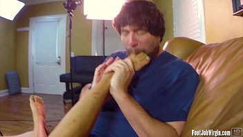 Preview 4 of Desi Girl Blackmail To Strip - Jamie gets her feet and toes sucked on