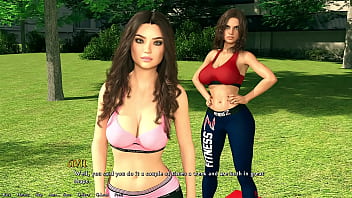 Preview 3 of Tamil Abg - Being A DIK #21 - Doing Yoga With Hot Busty Brunette Teacher And Beautiful Rich Brunette With Perfect Body