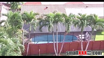 Preview 1 of Vaginabite - Small Teen Brice Bardot Uses Drone To Spy On Neighbor