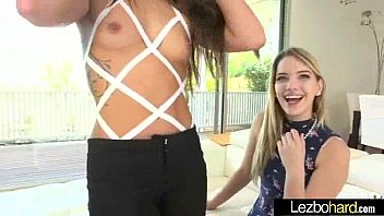 Preview 4 of Shiftknob Porn - (Kenna James &amp_ Aspen Rae) Lesbians Girls In Sex Scene On Camera mov-21