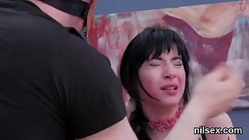 Preview 1 of Teenxccom - Slutty chick is brought in asshole nuthouse for harsh treatment