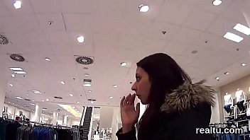Preview 1 of Krysttall - Stellar czech nympho gets seduced in the supermarket and penetrated in pov