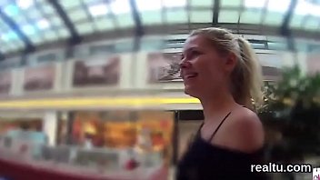 Preview 2 of Ndo Nesa - Adorable czech kitten was tempted in the mall and fucked in pov