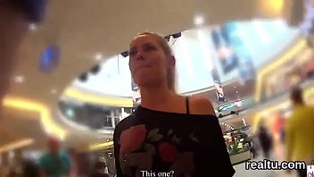 Preview 1 of Ndo Nesa - Adorable czech kitten was tempted in the mall and fucked in pov