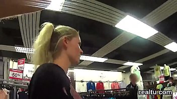 Preview 4 of Ndo Nesa - Adorable czech kitten was tempted in the mall and fucked in pov