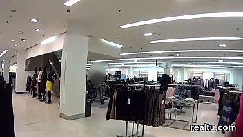 Preview 4 of Uncut Girls - Beautiful czech chick gets teased in the mall and screwed in pov
