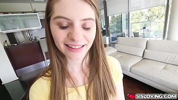 Preview 1 of Kpk Sikisi Ind - Stepbro bangs Alice March&#039_s teen wide open pussy
