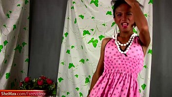 Preview 1 of Xxnx Sugrat - Filipino ladyboy strips down pink dress and masturbates