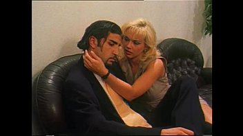 Preview 1 of Best Sex Side - Blonde chick comforts her boyfriend in a couch