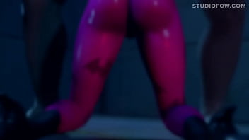 Preview 1 of Dogs Fuck Her Girls - Succubus vs Ou-Chan Halloween Special - Studio FOW