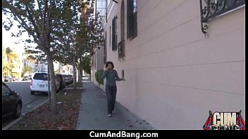 Preview 1 of Lisa Ann Darla Crane - Black chick gets gangbanged by a group of white guys 3