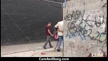 Preview 2 of Feminize Sissy Anal - Black chick gets gangbanged by a group of white guys 20