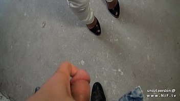 Preview 1 of Andhra Dance - Pretty young nice titted amateur french brunette fucked in threesome and pov