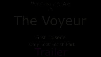 Preview 1 of La Rose E - The Voyeur Foot Fetish -Ep1 Part 2 - Foot Worship Domination