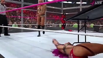 Preview 3 of Live In X - Sasha Banks Hot Ass WWE Hell in a cell 2016