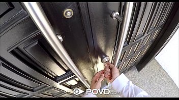Preview 1 of Japan Lesbi Sek - POVD - Lovely Crystal Rae gets pussy stuffed by cock in POV