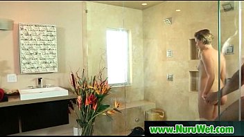 Preview 4 of Telugu Sex Xxx Sex Video 2min - Nuru Massage Asian Banged after Blowjob in the Bath 10