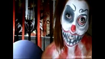 Preview 1 of 35 Year Xxx Video Old - Shaye  halloween clown TEEN masturbation