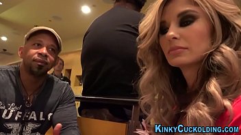 Preview 1 of Kyrah Bitxch - Cuckolding wife gets rim