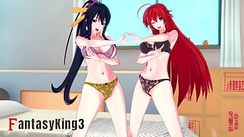 Preview 1 of Youzzis Prawan - HS DXD NTR Madness 3 Trailer | Watch Full 1hr Movie on Sheer &amp_ PTRN: Fantasyking3
