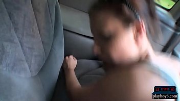 Preview 2 of Sheridan Hard Fuck - Amateur teen girlfriends having sex on cam in public