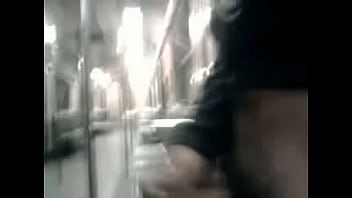 Preview 3 of Cock Handjobe - me desnudo en el metro del df y eyaculo