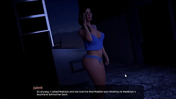Preview 3 of Jyluh - Milfy City Cap 66 - un masaje a mi polla con las enormes tetas de mi amiga